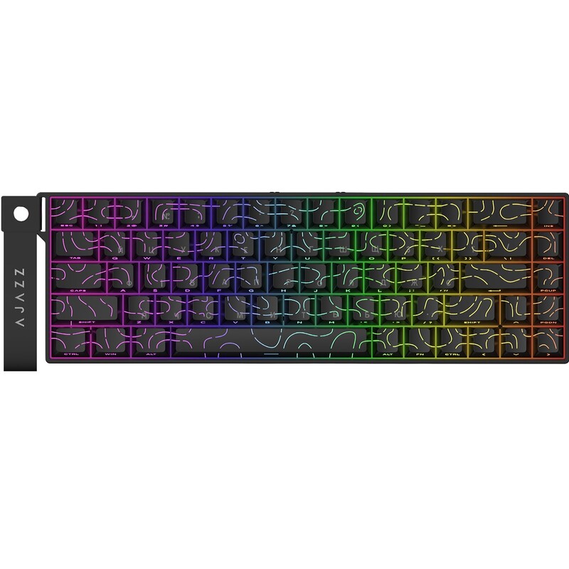 Клавіатура Ajazz AK680 V2 Ice Island Magnetic Switch Black (AK680-V2-I-S-B)
