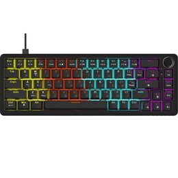 Клавиатура Ajazz AK690 Peach Mist Switch Black (AK690-PM-B)
