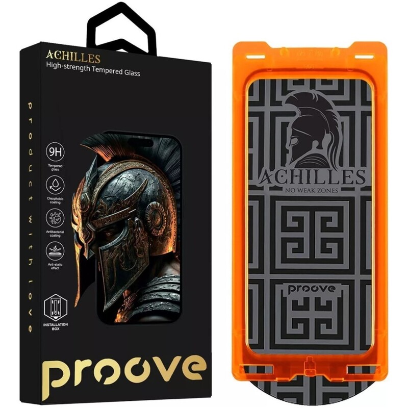 Захисне скло Proove Achilles Installation Box для iPhone 15 Pro Black (PGPAIB15P001)