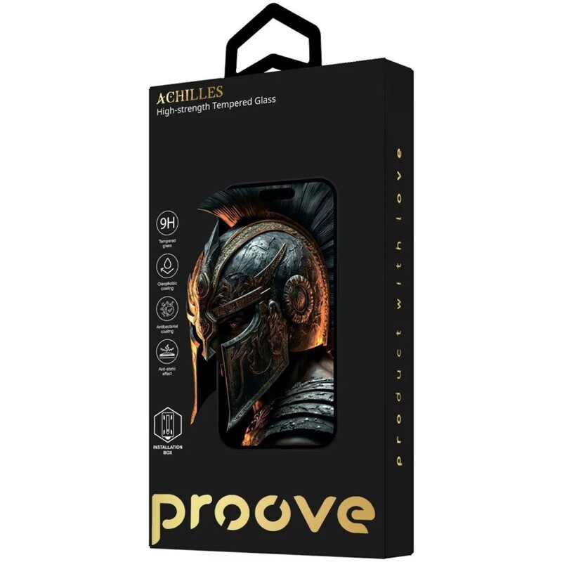 Защитное стекло Proove Achilles Installation Box для iPhone 17 Air Black (PGPAIB17A001)