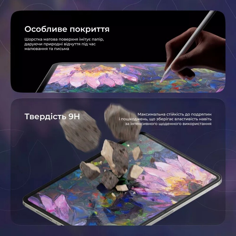 Защитное стекло Proove Paper-like Installation Box для iPad Air 11 2024/2025/2026 Transparent (PGPPLIPA1100)