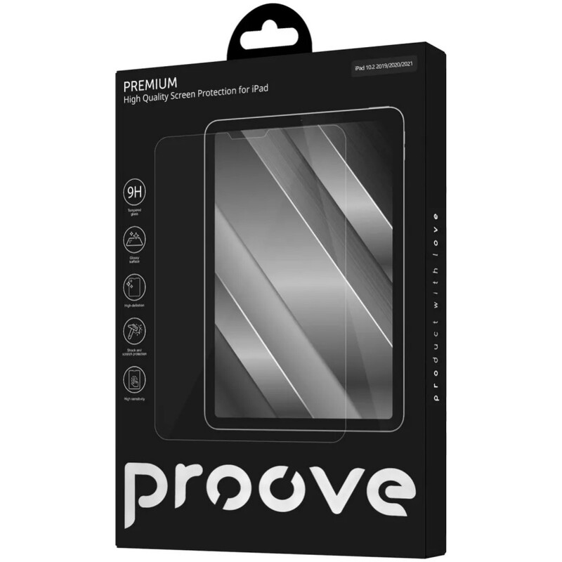 Защитное стекло Proove Premium для iPad 10.2 2019/2020/2021 Transparent (PGPPFI102000)
