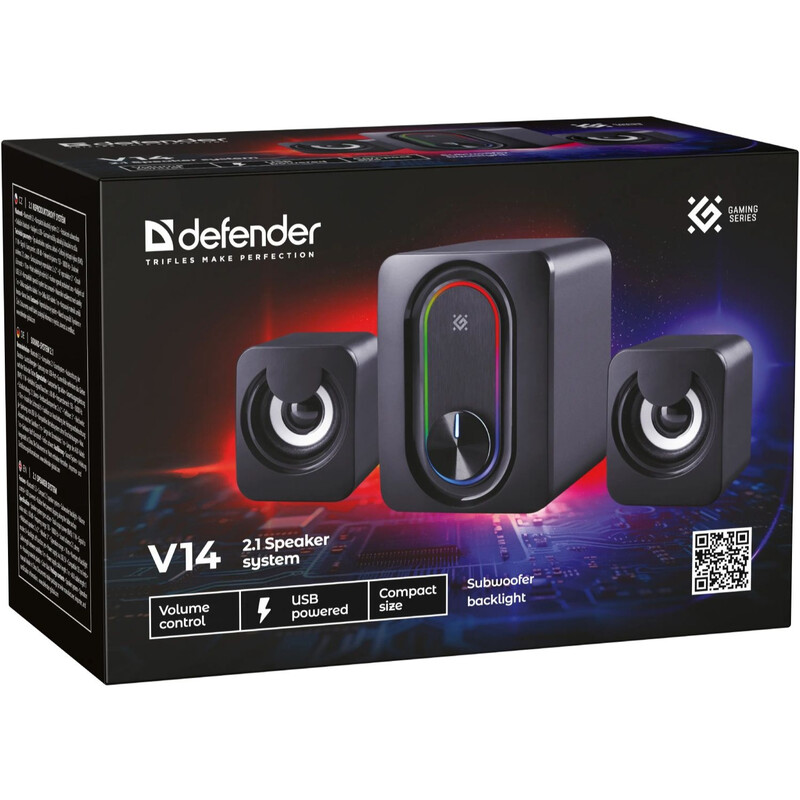Акустическая система Defender V14 Black (65314)