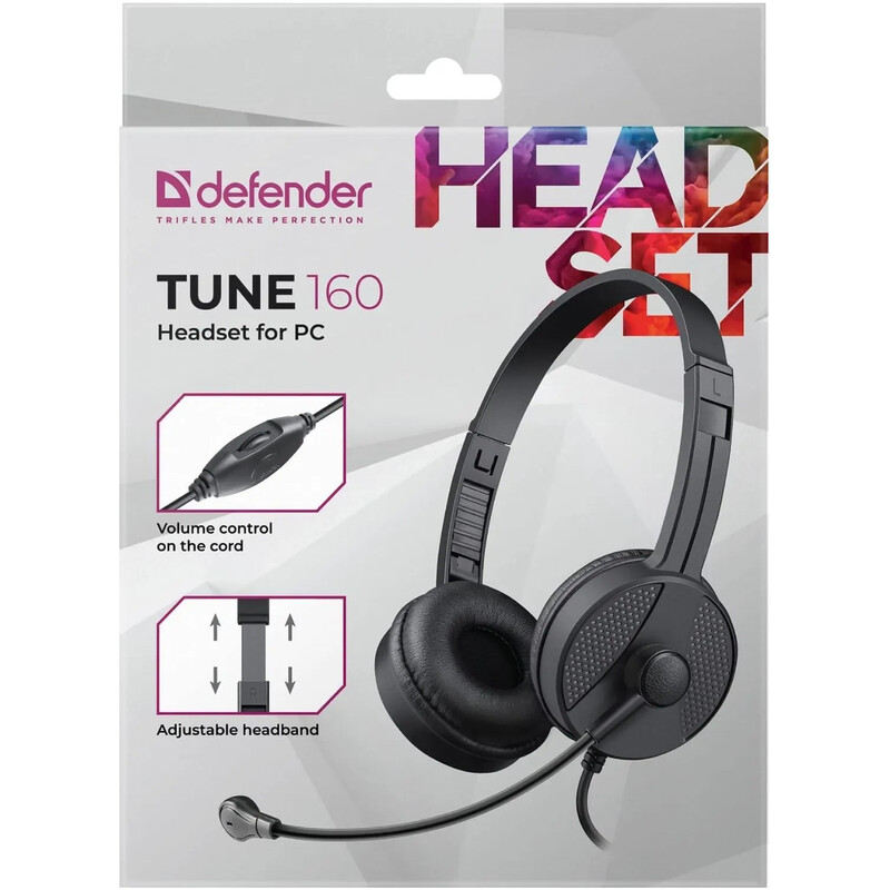 Bluetooth-гарнітура Defender Tune 160 Black (63164)