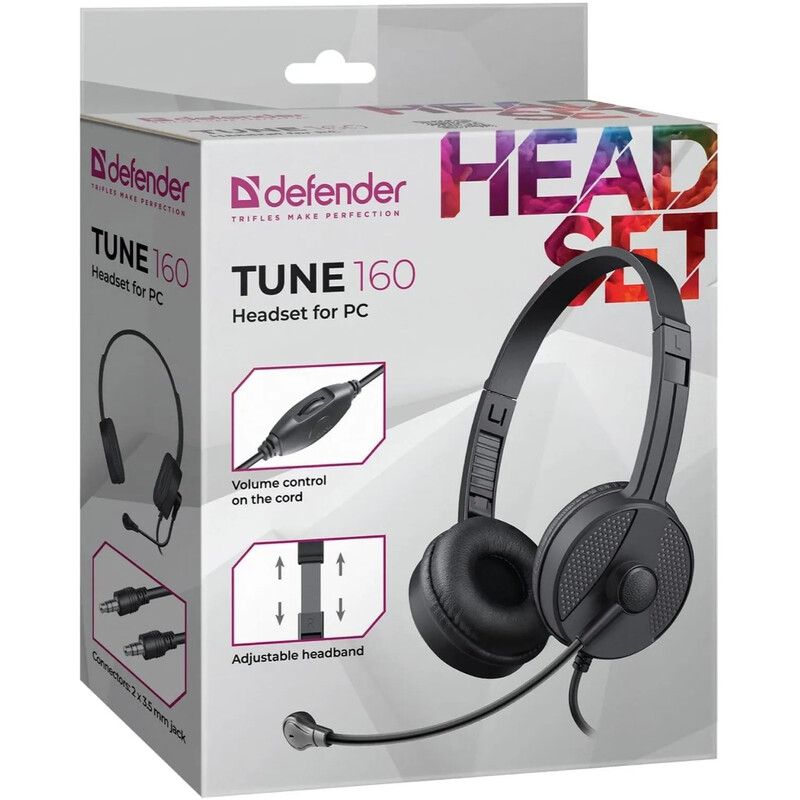 Bluetooth-гарнітура Defender Tune 160 Black (63164)