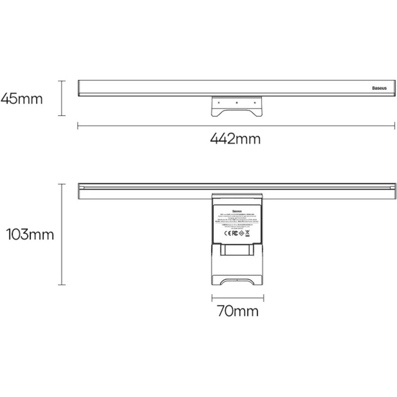 Настільна лампа Baseus i-wok2 Series Screen Hanging (DGIW000101)