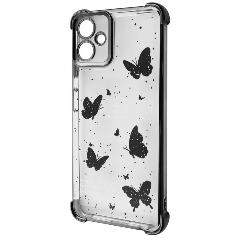 Чeхол-накладка Wave Winkie для Samsung Galaxy A06 Black Butterfly (2003000254310)
