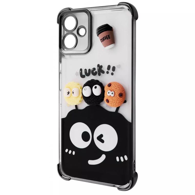 Чeхол-накладка Wave Winkie для Samsung Galaxy A06 Black Splash (2003000262339)