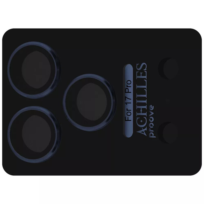 Защитное стекло Proove Achilles Full Metal для камеры iPhone 17 Pro Deep Blue (CPPAFM17P008)