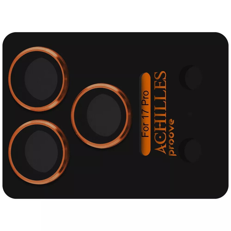 Защитное стекло Proove Achilles Full Metal для камеры iPhone 17 Pro Cosmic Orange (CPPAFM17P030)