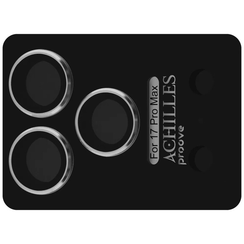Защитное стекло Proove Achilles Full Metal для камеры iPhone 17 Pro Max Silver (CPPAFM17PM06)