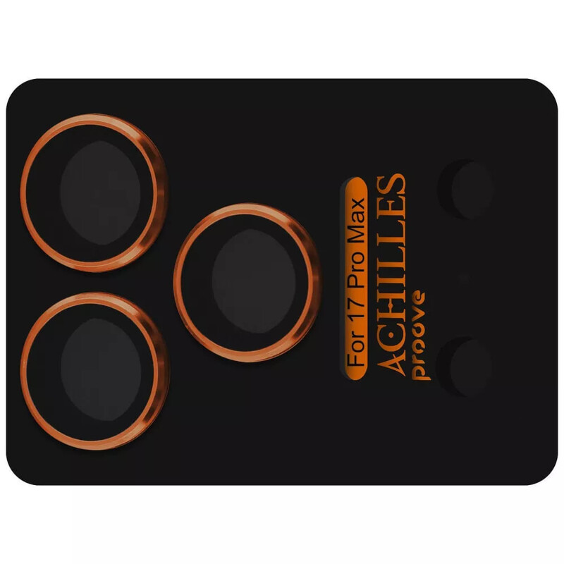 Защитное стекло Proove Achilles Full Metal для камеры iPhone 17 Pro Max Cosmic Orange (CPPAFM17PM30)