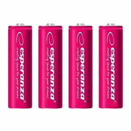 Аккумулятор Esperanza Ni-MH AAA/HR03 1000 mAh BL 4шт Red