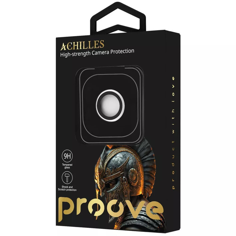 Защитное стекло Proove Achilles для камеры iPhone 16e/17e White (CPPAIP17E002)