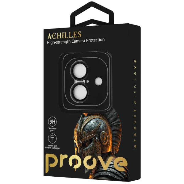 Захисне скло Proove Achilles для камери iPhone 17 Graphite (CPPAIP170027)