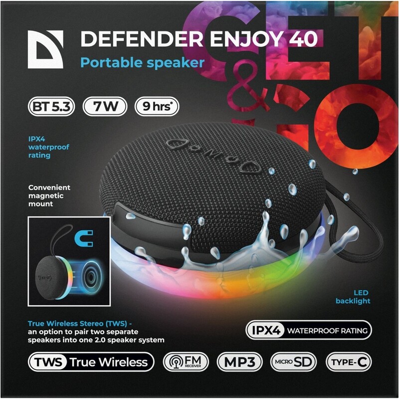 Акустична система Defender Enjoy 40 Black (65141)