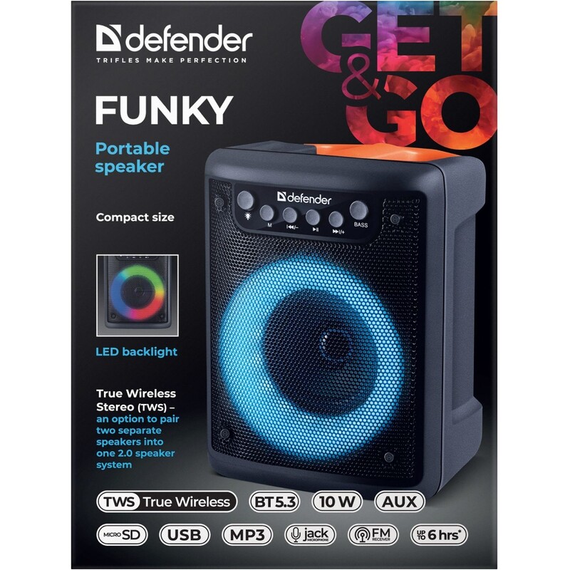 Акустична система Defender Funky Black (65053)