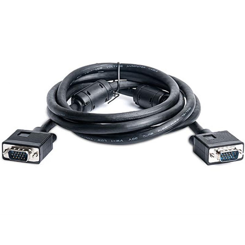 Кабель REAL-EL Pro VGA - VGA (M/M), 1.8 м, черный (EL123500043) пакет