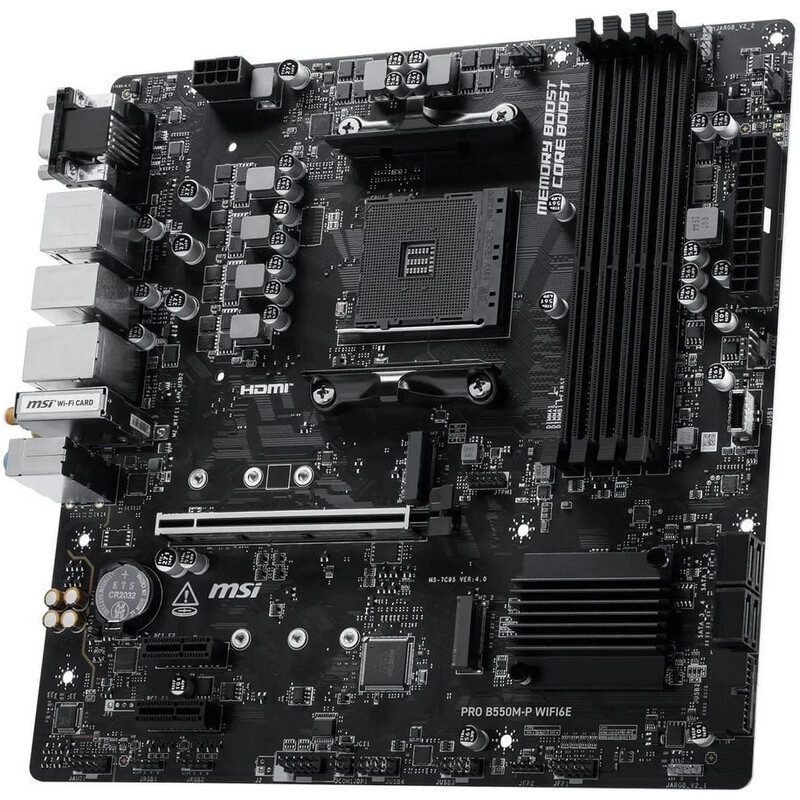 Материнская плата MSI Pro B550M-P WiFi6E Socket AM4