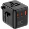 Фото - Універсальний адаптер Proove 1, 3A, 2xUSB-A, 1xUSB-C, чорний (TATL25310001) | click.ua