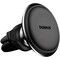 Фото - Держатель автомобильный для смартфона Baseus Magnetic Air Vent Car Mount Holder with Cable Clip Black (C40141201113-00) | click.ua