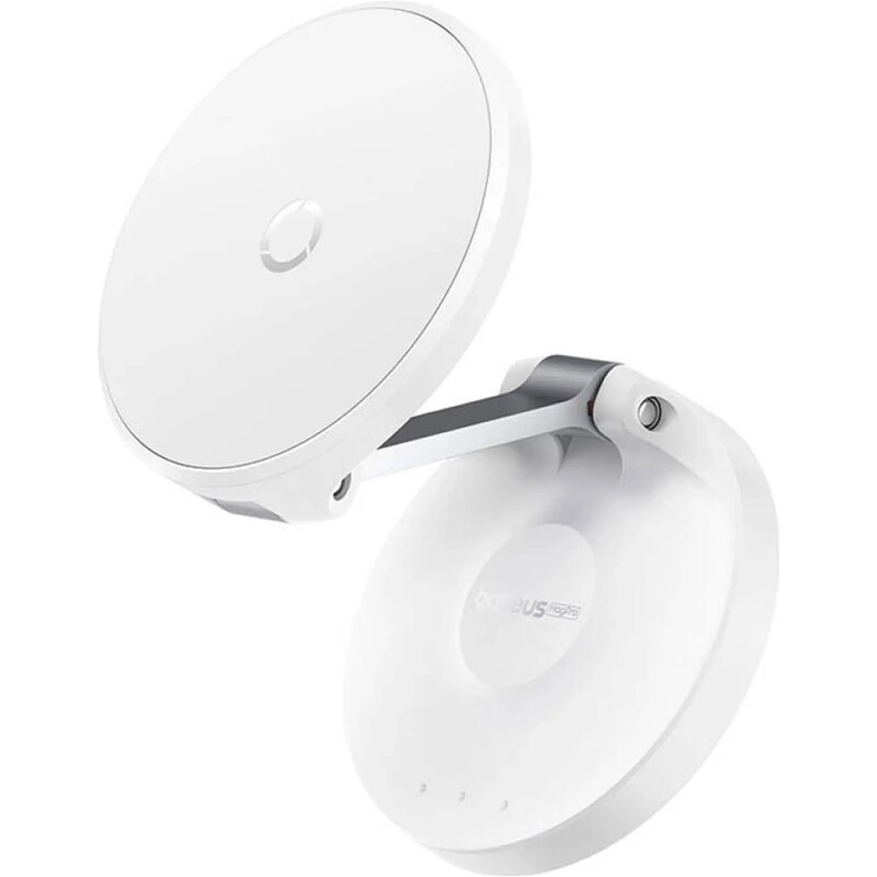 Держатель автомобильный для смартфона Baseus MagPro Magnetic Foldable White (B10564101211-00)