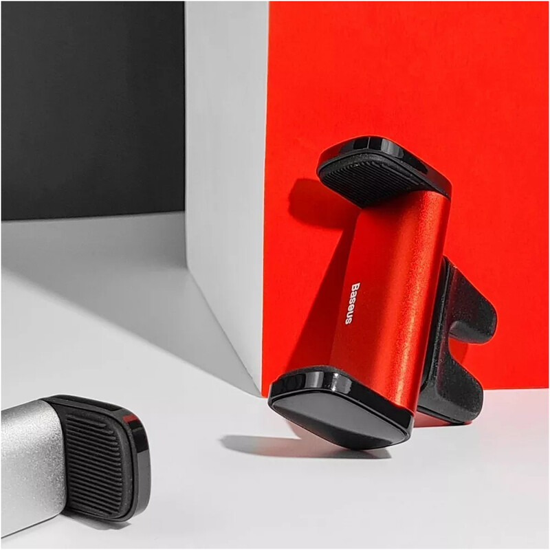 Тримач автомобільний для смартфона Baseus Steel Cannon Air Outlet Car Mount Black (SUGP-01)