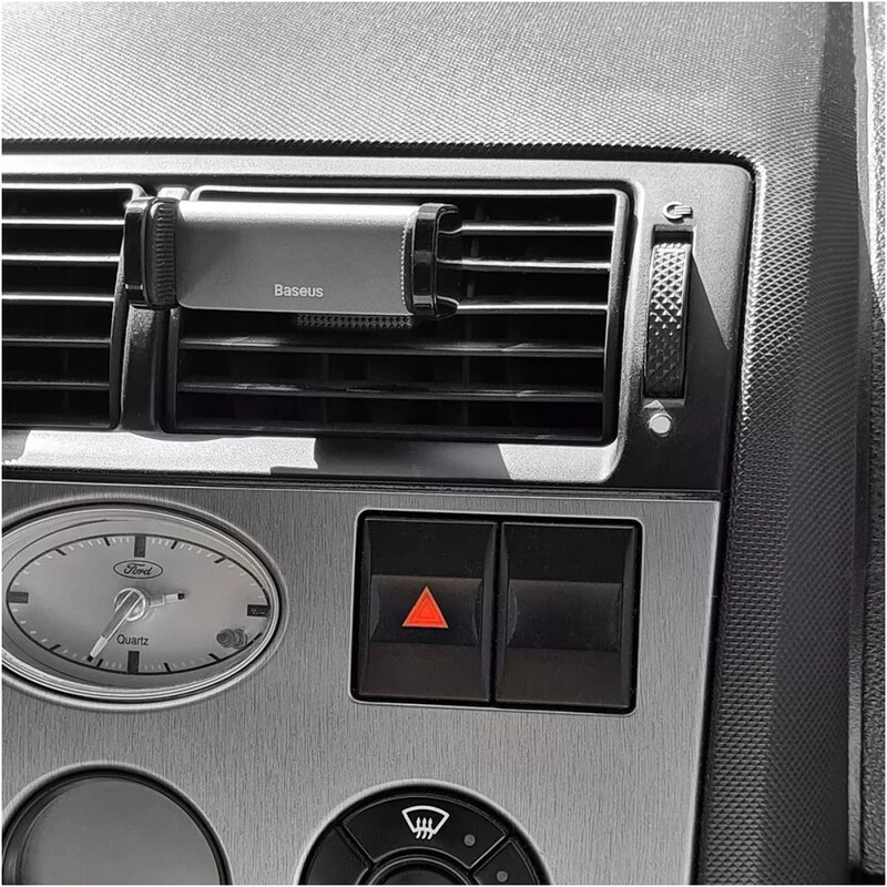 Тримач автомобільний для смартфона Baseus Steel Cannon Air Outlet Car Mount Black (SUGP-01)