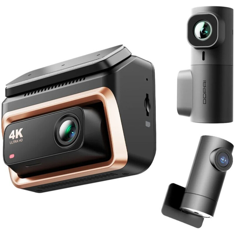 Видеорегистратор DDPai Dashcam Z60 Pro + камера заднего вида + камера салона (6934915208395)