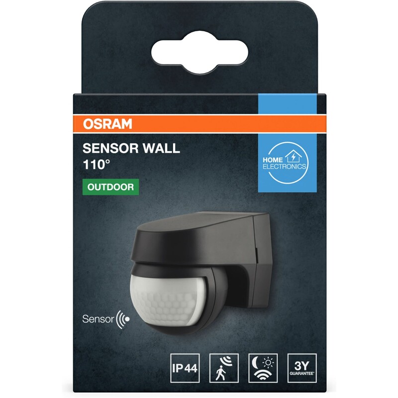 Датчик движения Osram Sensor Wall IP44 Black