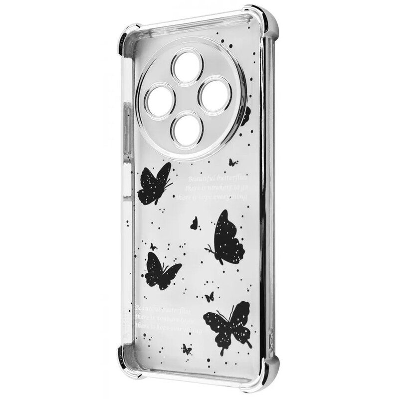 Чохол-накладка Wave Winkie для Xiaomi Redmi 14C 4G/Poco C75 4G/Redmi A4 Silver Butterfly (2003000259865)