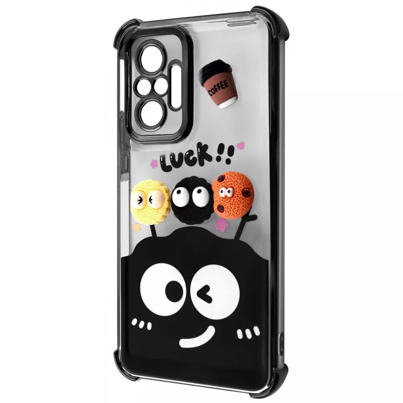 Чохол-накладка Wave Winkie для Xiaomi Redmi Note 10 Pro Black Splash (2003000259940)