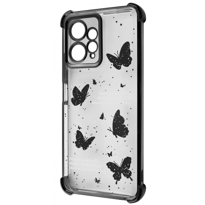 Чохол-накладка Wave Winkie для Xiaomi Redmi Note 12 4G Black Butterfly (2003000254457)