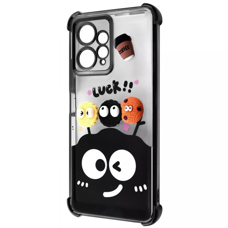 Чохол-накладка Wave Winkie для Xiaomi Redmi Note 12 4G Black Splash (2003000262476)