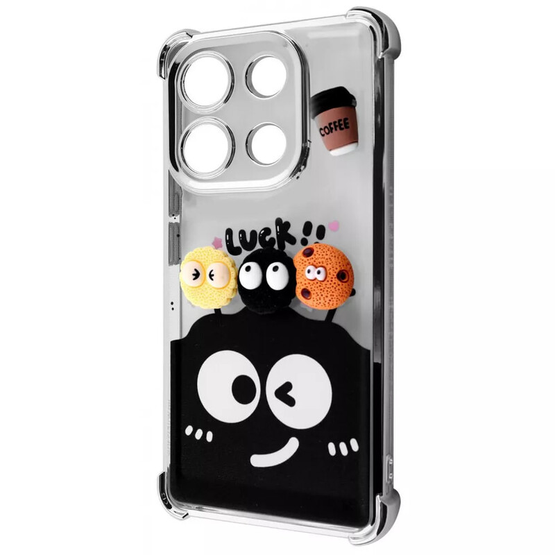 Чохол-накладка Wave Winkie для Xiaomi Redmi Note 13 4G Silver Splash (2003000262490)