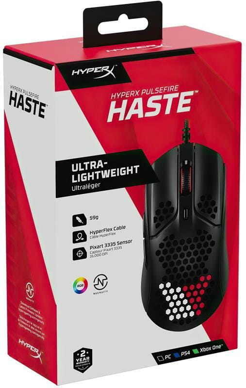 Мышь HyperX Pulsefire Haste Black (4P5P9AA)