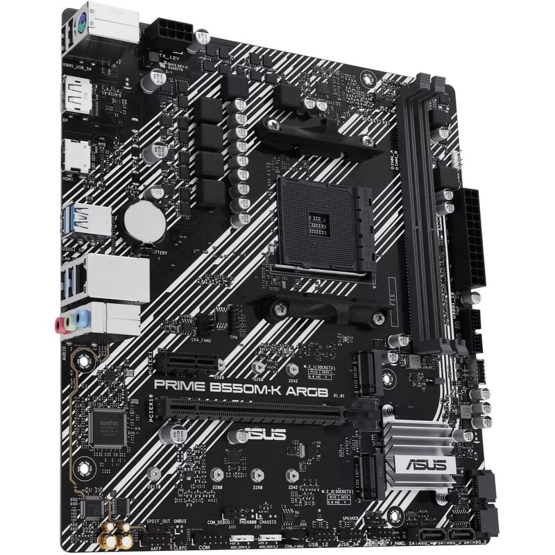 Материнская плата Asus Prime B550M-K ARGB Socket AM4