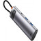 Фото - Концентратор USB-C Baseus Metal Gleam Series 7in1 Gray (WKWG020113) | click.ua