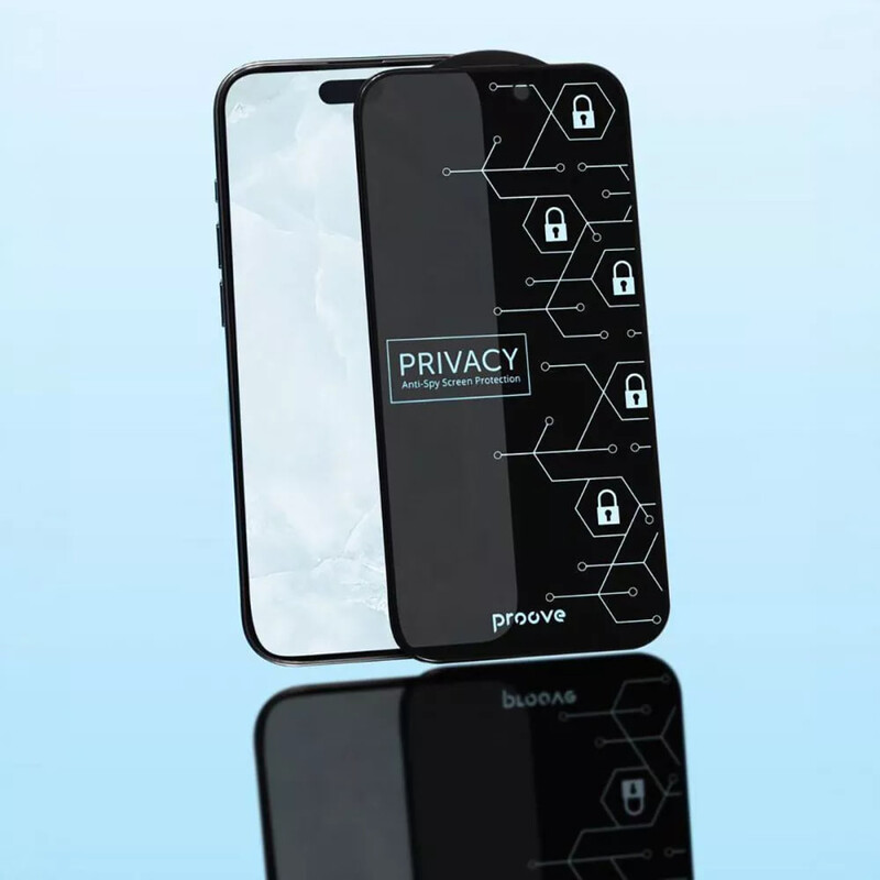 Защитное стекло Proove Privacy для iPhone 14 Pro/15/16 Black (PGPPRI14P001)