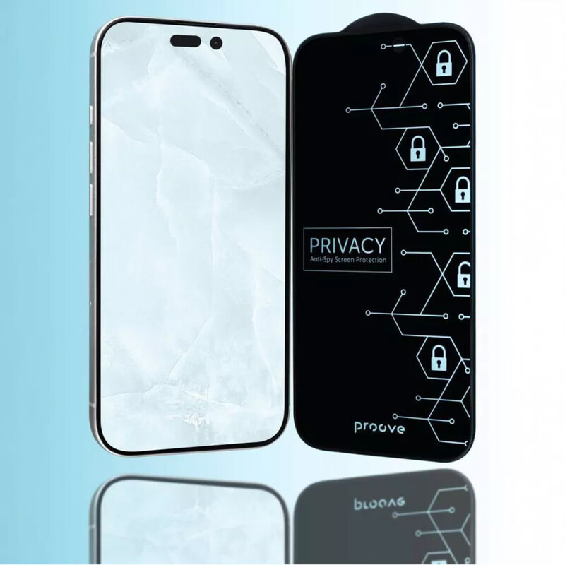 Защитное стекло Proove Privacy для iPhone 14 Pro/15/16 Black (PGPPRI14P001)