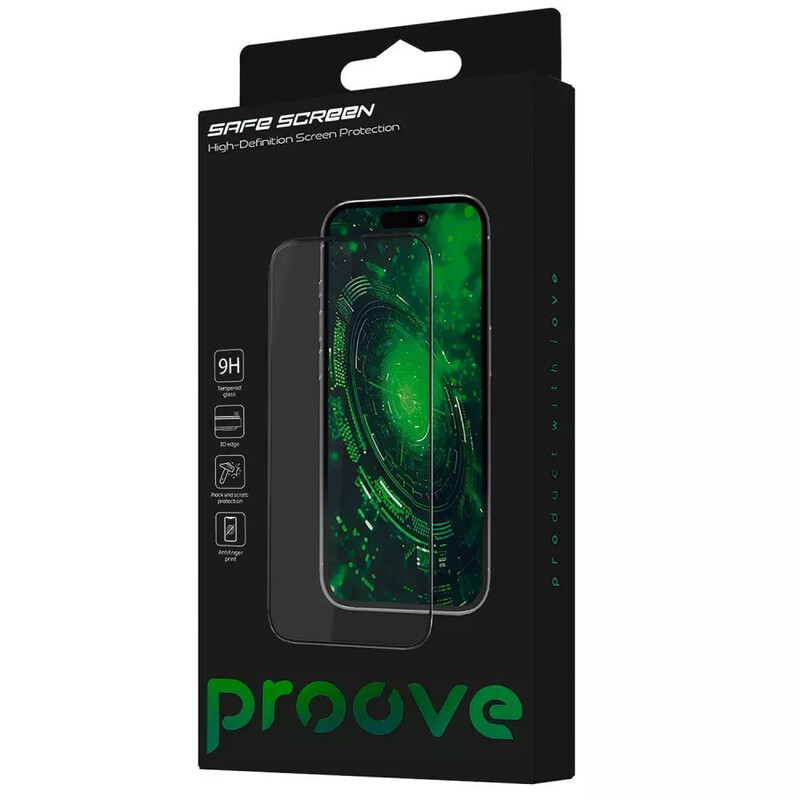 Защитное стекло Proove Safe Screen для Samsung Galaxy A05/A05s/A06/A07 Black (PGPSS1SGA051)