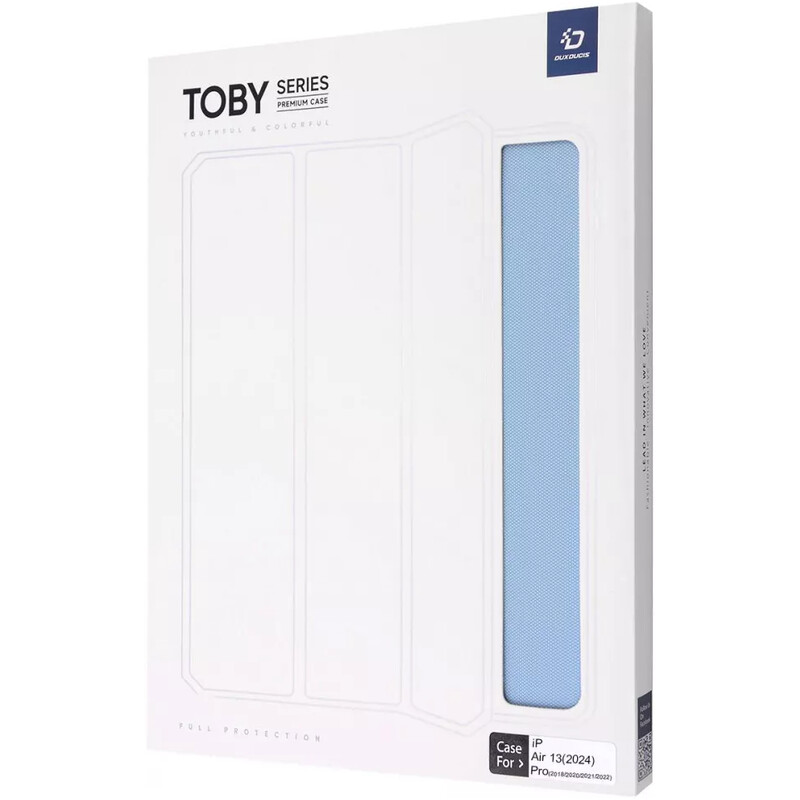 Чехол-книжка Dux Ducis Toby Series для Apple iPad Air 6 13" (2024) / iPad Pro 12.9" (2018/2020/2021/2022) With Apple Pencil Holder Blue (2001001980351)