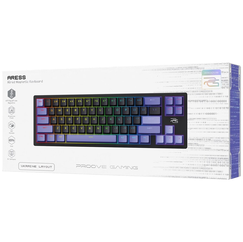 Клавиатура Proove Gaming Aress Black/Purple