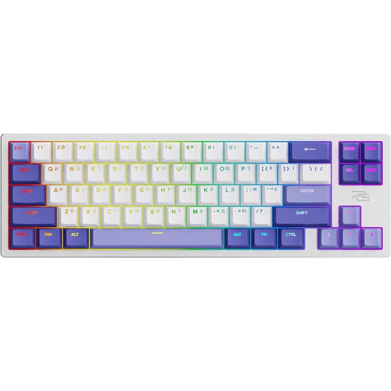 Клавіатура Proove Gaming Aress White/Purple