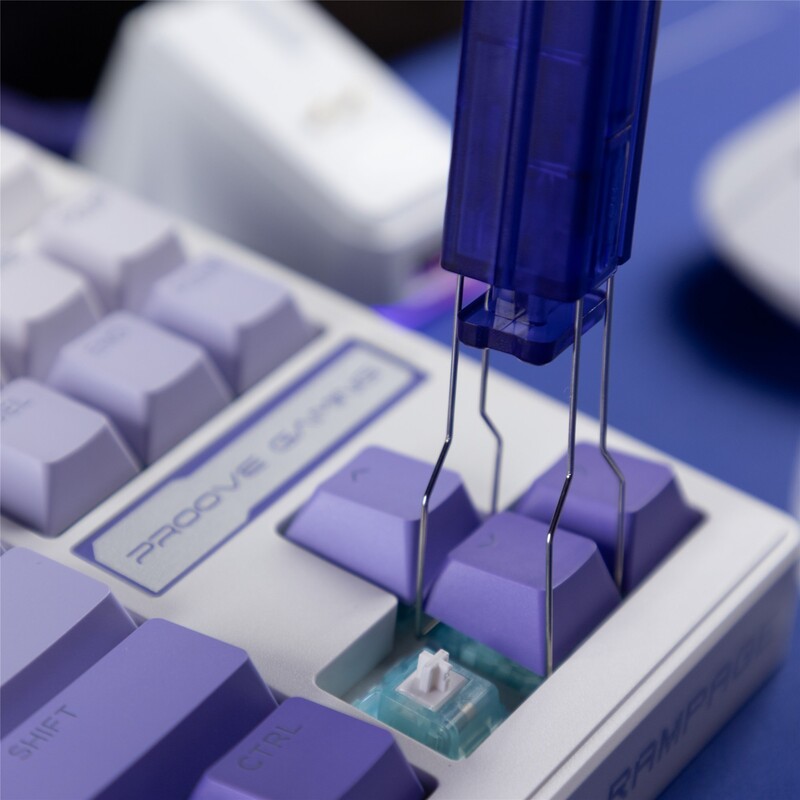 Клавиатура беспроводная Proove Gaming Rampage Gradient Purple/White
