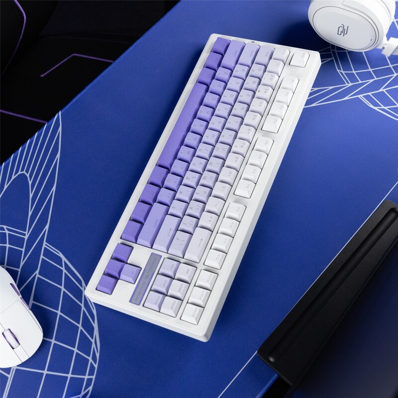Клавиатура беспроводная Proove Gaming Rampage Gradient Purple/White