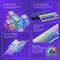 Фото - Клавиатура беспроводная Proove Gaming Rampage Gradient Purple/White | click.ua