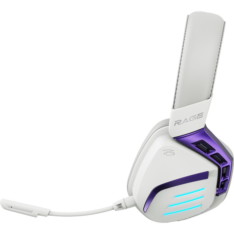 Bluetooth-гарнітура Proove Gaming Rage (APP) White/Purple (WHRG00020002)