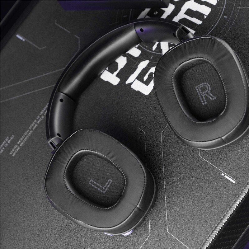 Bluetooth-гарнітура Proove Gaming Rage (APP) Black/Purple (WHRG00020001)