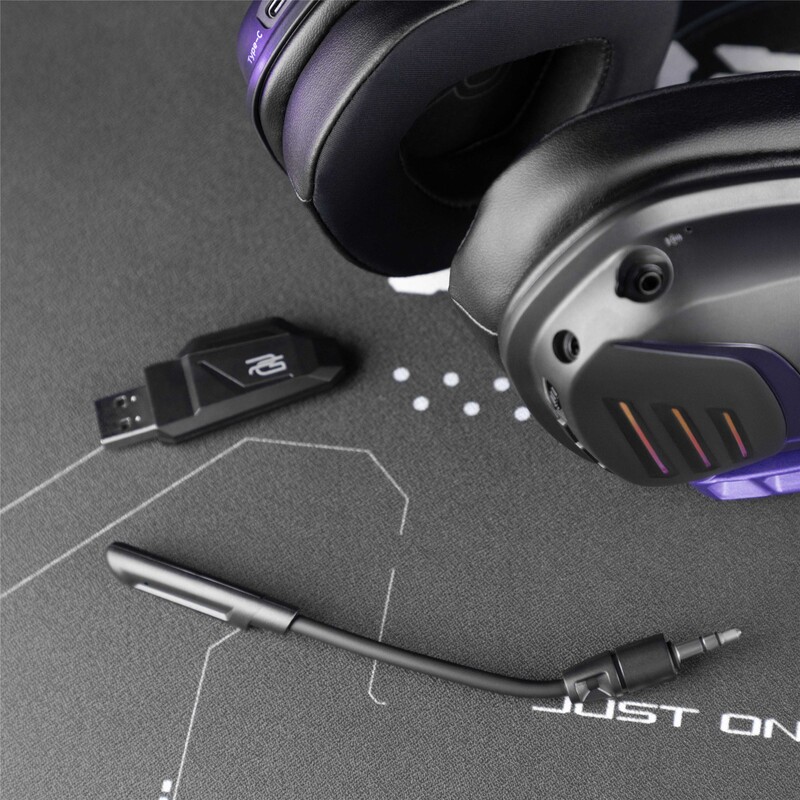 Bluetooth-гарнітура Proove Gaming Rage (APP) Black/Purple (WHRG00020001)